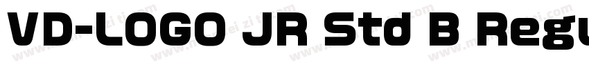 VD-LOGO JR Std B Regular字体转换